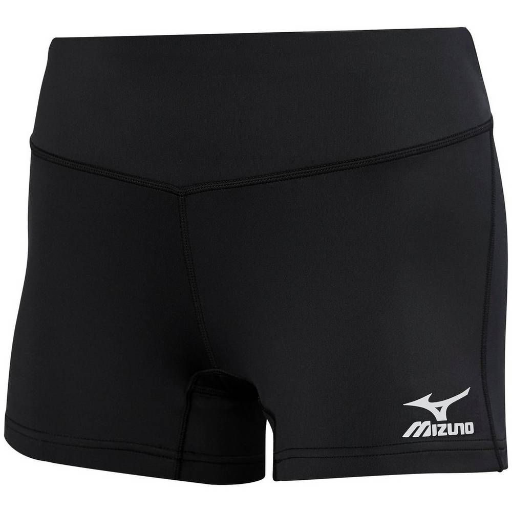 Womens Mizuno Victory 3.5" Inseam Volleyball Shorts Black/Blue Philippines (JOGXRM491)